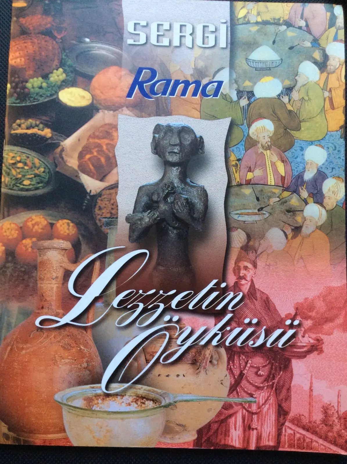Rama Lezzetin Öyküsü sergi kataloğunun kapağı