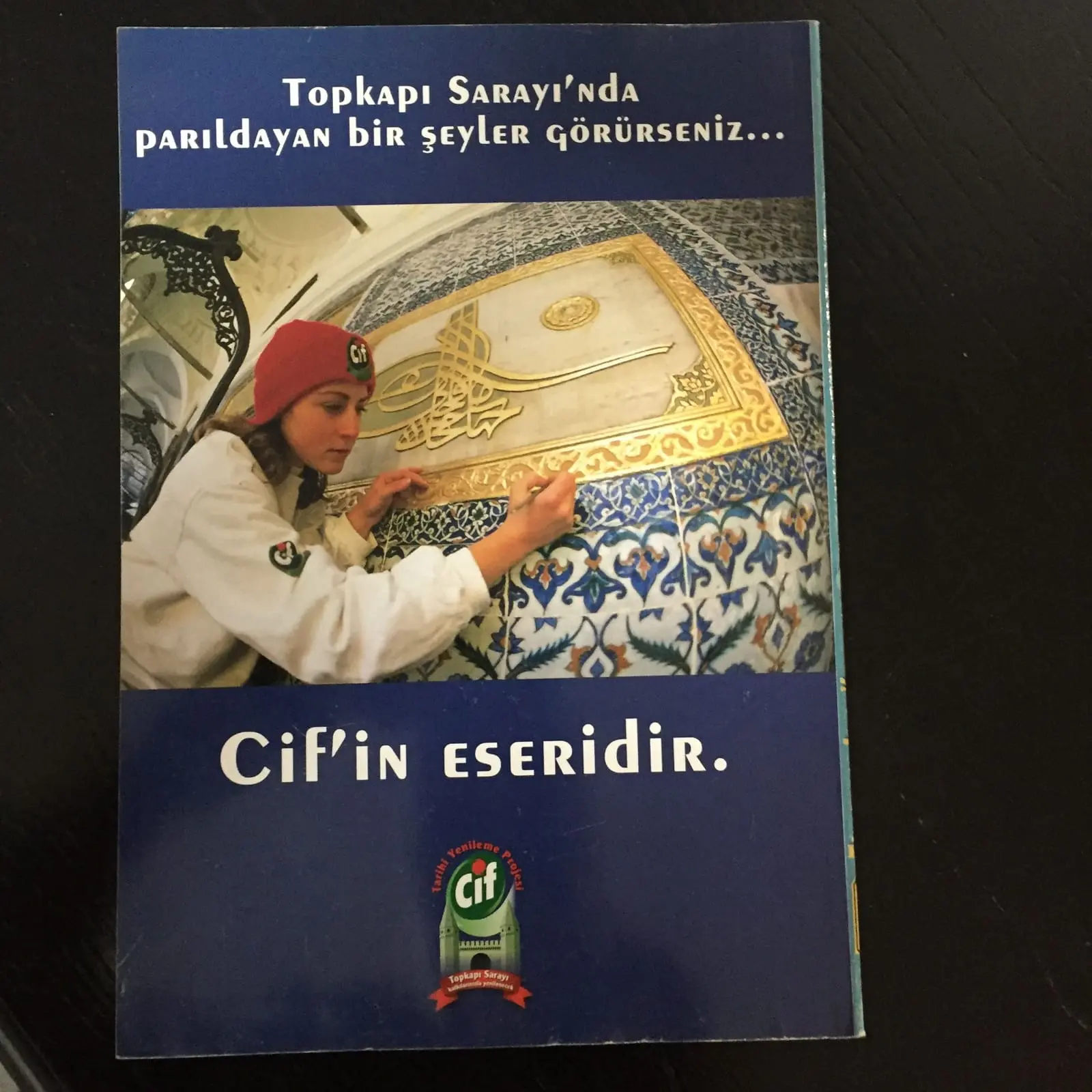 “Cif'in eseridir” kampanya ilanı